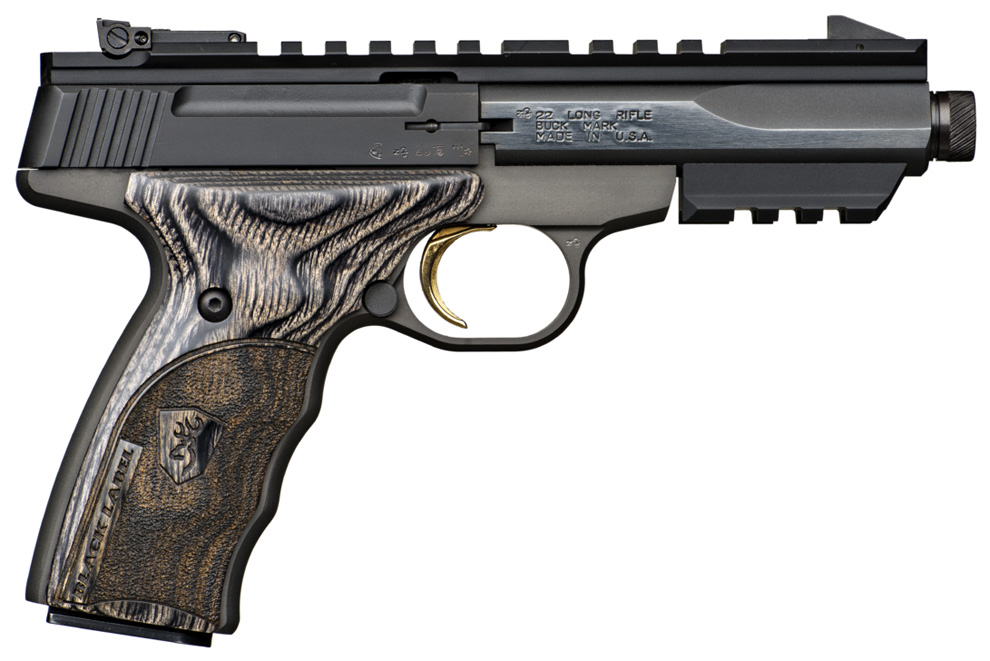 Pistolet BROWNING BUCK MARK Black Label Fileté -