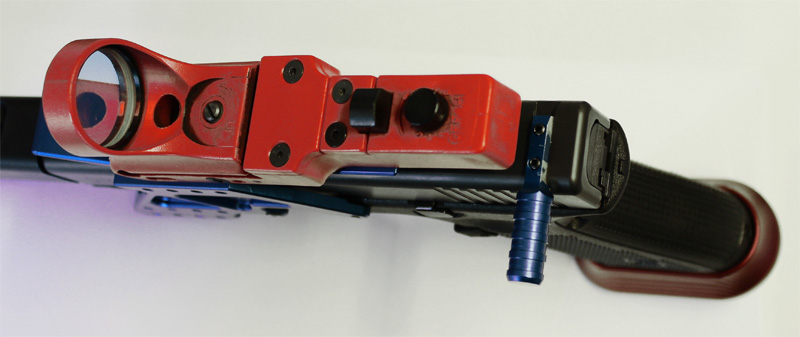 Levier d'armement TONI SYSTEM pour pistolets Glock - Alu (monté) - Cliquer pour agrandir