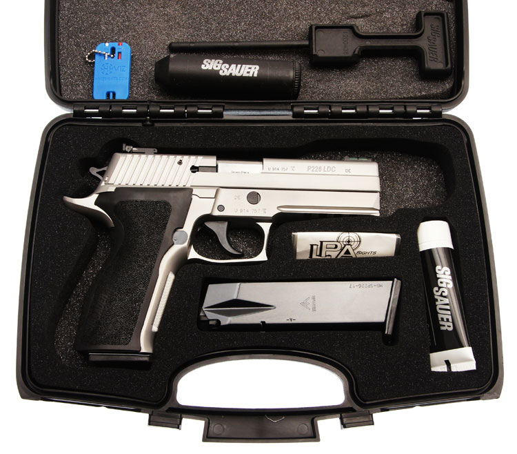 Pistolet Sig Sauer P226 LDC Silver en mallette - Cliquer pour agrandir