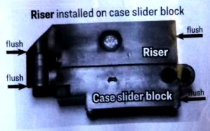 Lee Parts Case Slider et Riser 