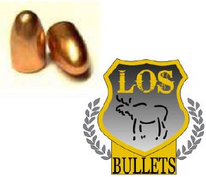 Balles LOS     9 mm -  123 gr RN 356 - COPPER PLATED