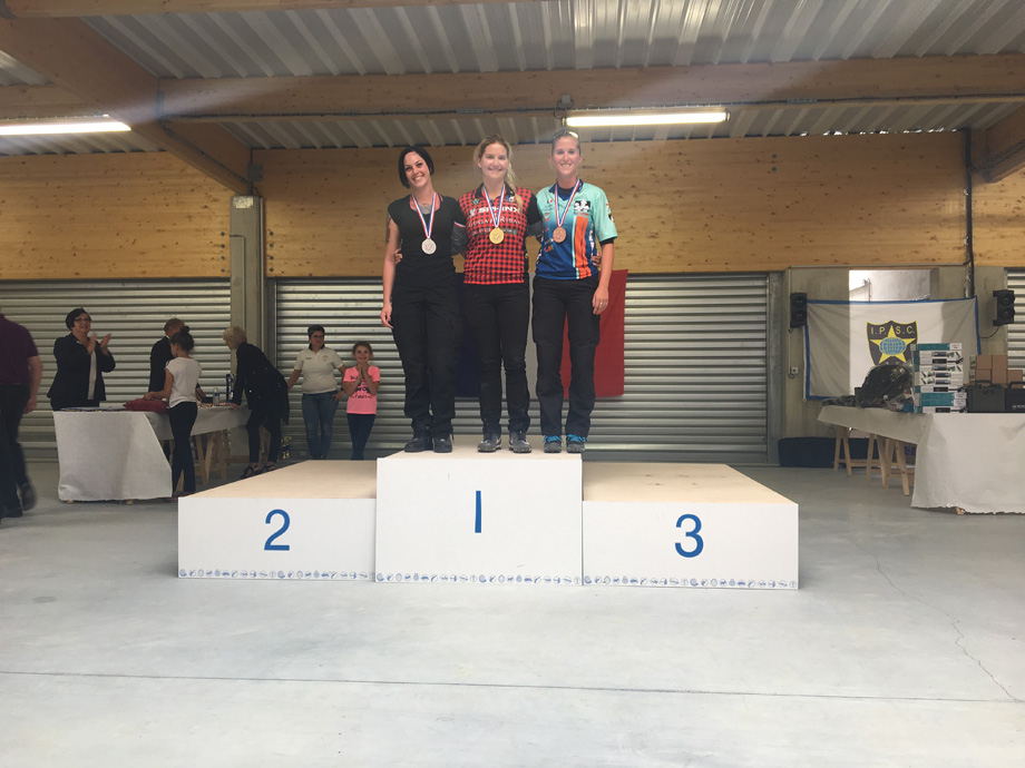 Aurélie Clément monte sur la 3ème marche du Podium en Production Filles - CDF 2017 TSV