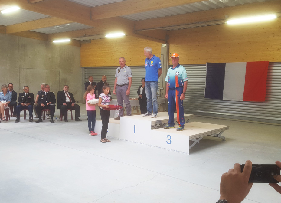 Jean-Louis BOUCAUT accède à la 3ème marche du Podium en Division Production Super Senior - CDF 2017 TSV