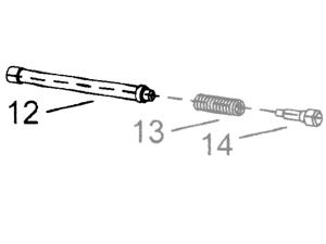 (12) Palier de Charge de l'Extracteur (Large Frame) pour Pistolets Glock