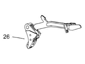 (26) Détente Gen 3 et 4 - Glock