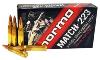 Munitions Norma Match 223 Rem 77 Gr HPBT - LOT DE 4 BOITES SOIT 80 CARTOUCHES - PROMOTION