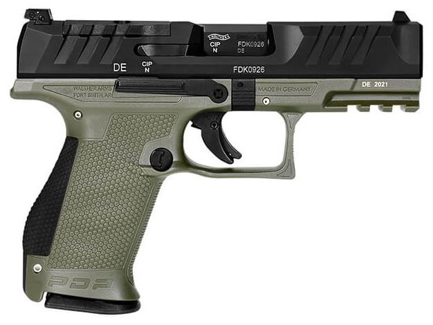 Pistolet WALTHER PDP COMPACT 4'' OD GREEN