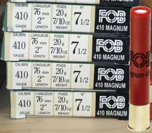 Cartouches de chasse FOB 410 Magnum 20 g - SUPER PROMO