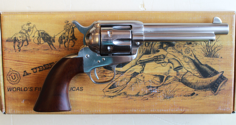 Revolver UBERTI 1873 en 5 1/2 inox (arme occasion) - cliquer pour agrandir