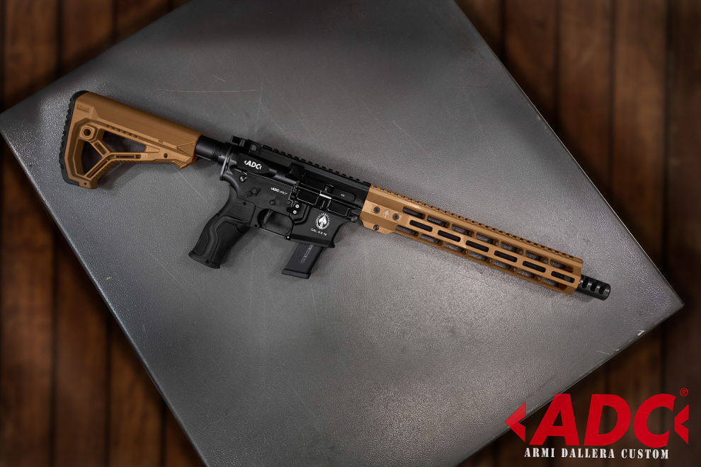 Carabine ADC - Armi Dallera Custom AR9 COMPETITION cal. 9X19 Division IPSC PCC - Couleur TROY COYOTE