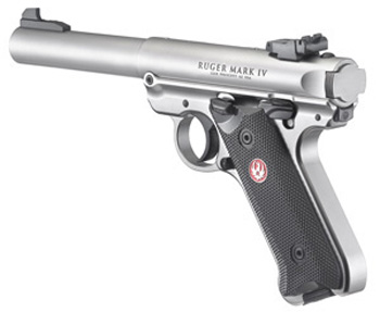Pistolet RUGER MARK IV Target Inox - Cliquer pour agrandir