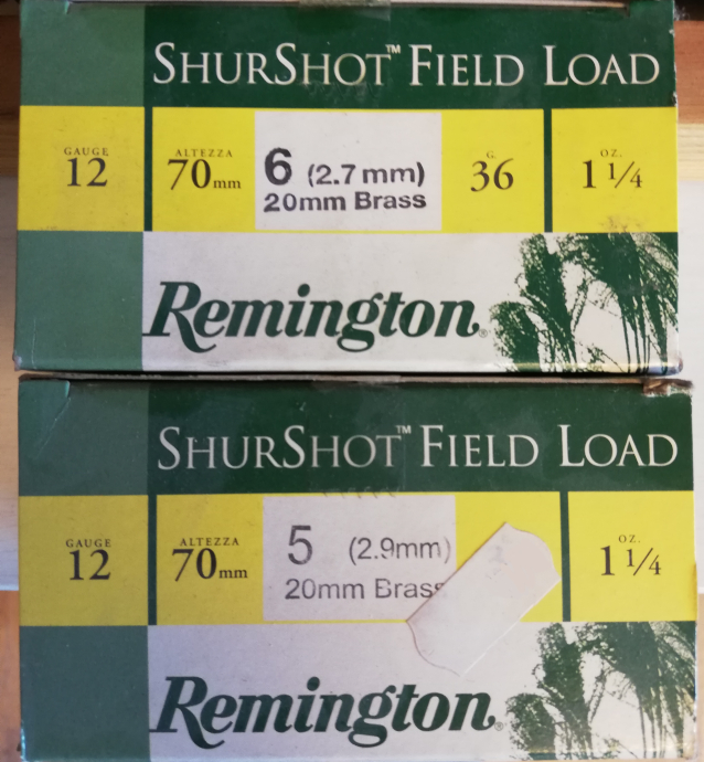 Cartouches Remington Calibre 12 / 70 Shurshot Field Load - PROMOTION