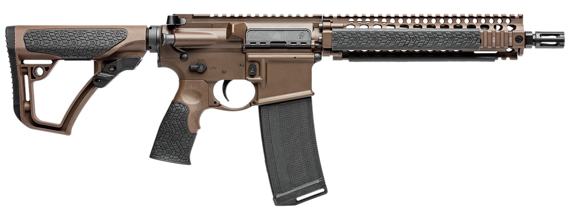 Carabine DANIEL DEFENSE MK18 Brown 10.3 '' Mil Spec - Cliquer pour agrandir