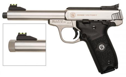 Pistolet Smith & Wesson VICTORY 22 LR Fileté 