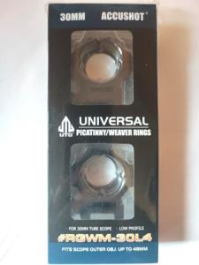 Montage UTG Diam. 30 mm pour Rail Weaver / Picatinny de 21 mm - Haut - PROMOTION