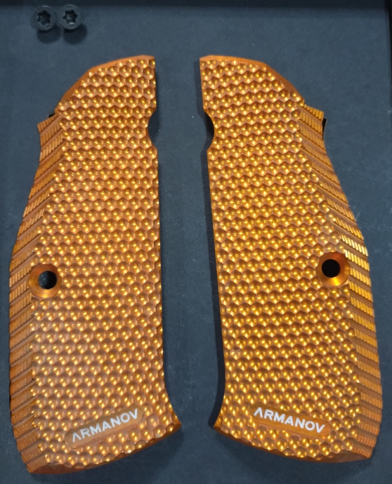 Plaquettes Armanov Spidergo II pour cz 75, shadow2, sp01 shadow