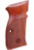  Plaquettes Bois quadrillées GRIPS4U pour pistolet CZ 75 COMPACT