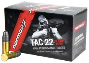 Munitions NORMA 22 LR  Tac 22