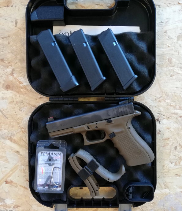 Pistolet glock 17 gen 4 FDE série limitée (arme occasion) - Cliquer pour agrandir