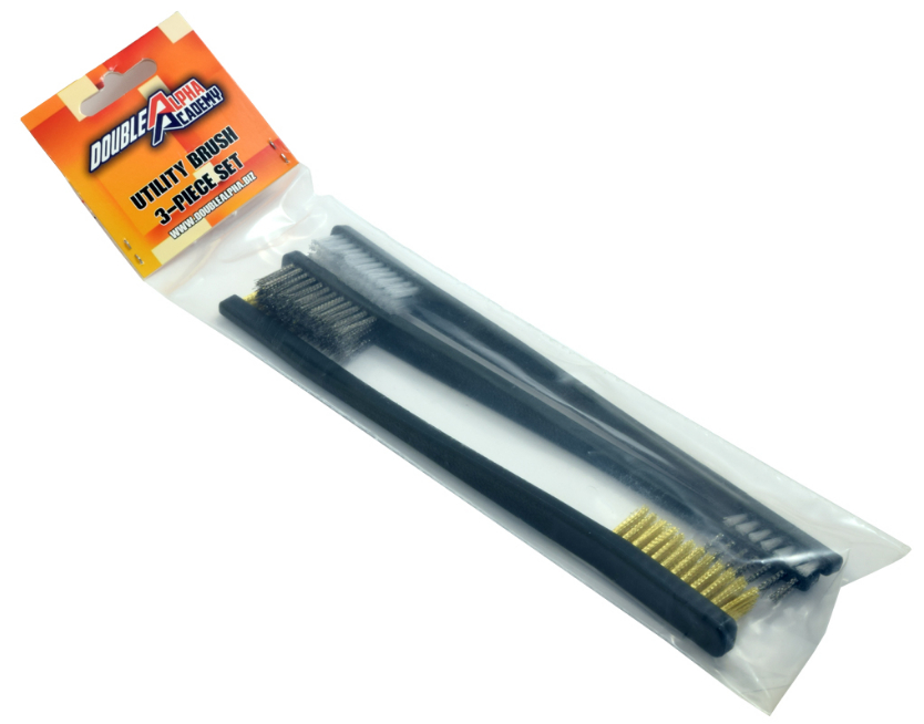 Pack 3 brosses double-tte DAA - Cliquer pour agrandir