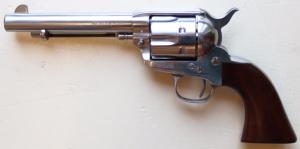            Revolver UBERTI 1873 en 5" 1/2 inox (arme occasion, très bon état)