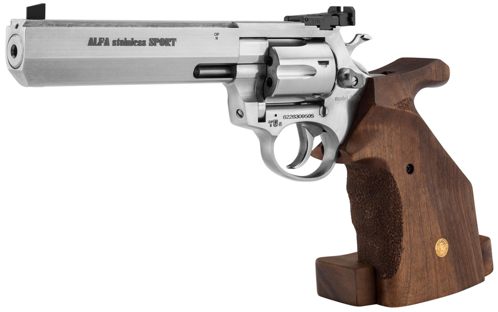 Revolver Alfa Proj SPORT 22 LR 6'' inox - Cliquer pour agrandir