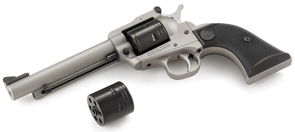 Revolver RUGER SUPER WRANGLER 22 LR Silver Cerakote - Modle 2033