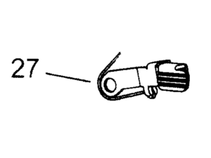 (27)  Arrêtoir de culasse standard - Glock