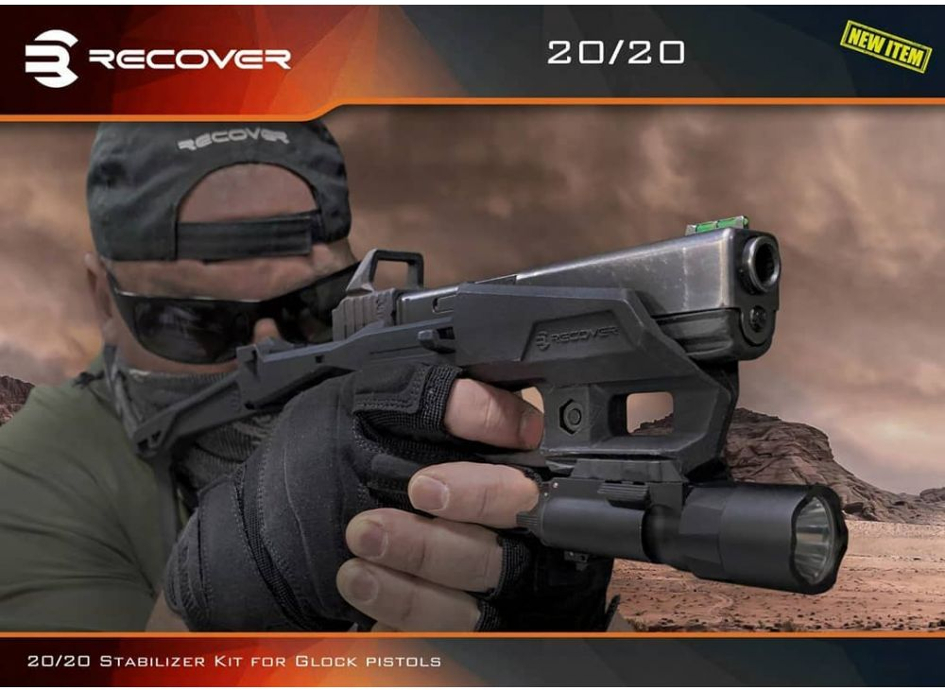 Crosse 20/20 STABILIZER pour Glock- RECOVER TACTICAL - Cliquer pour agrandir