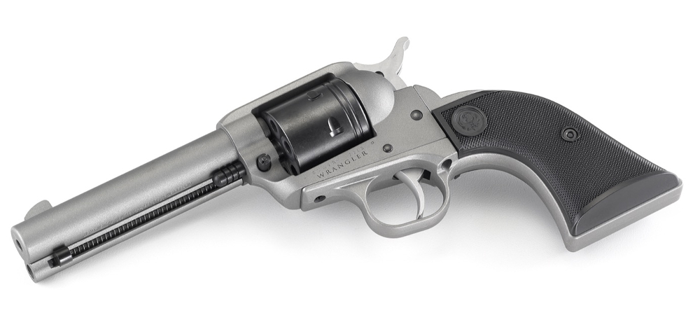 Revolver RUGER WRANGLER 22 LR Silver Cerakote - Modèle 2003 - Cliquer pour agrandir