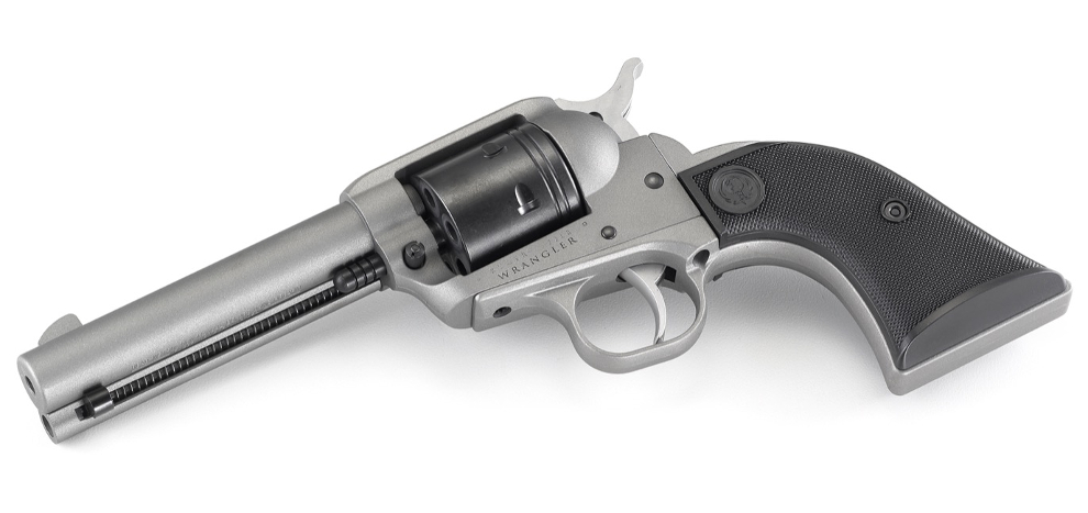 Revolver RUGER WRANGLER 22 LR Silver Cerakote - Modèle 2003 - Cliquer pour agrandir Revolver RUGER WRANGLER 22 LR Silver Cerakote - Modèle 2003 - Cliquer pour agrandir