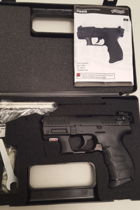 Pistolet WALTHER P22 Q IL Noir