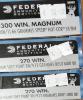 Boite de 20 Munitions carabines Federal - calibre 300 Win Mag - PROMOTION