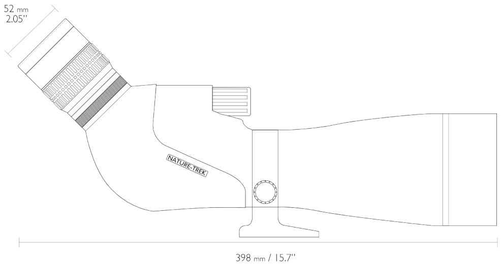 Lunette d'Observation HAWKE LONGUE VUE NATURE-TREK 20-60x80 Lunette d'Observation HAWKE LONGUE VUE NATURE-TREK 20-60x80