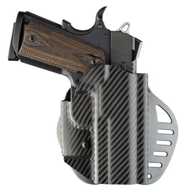 Holster HOGUE ARS STAGE 1 CF WEAVE 52843 pour pistolet 1911 Officer