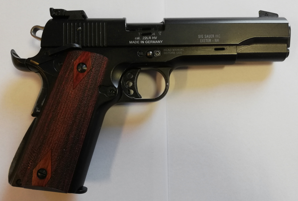 Pistolet SIG-SAUER 1911-22 (arme occasion) - Cliquer pour agrandir