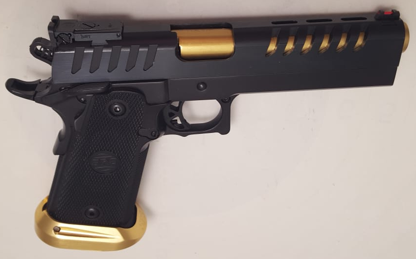 Pistolet SPS PANTERA BCN Blued - Avec Magwell doré