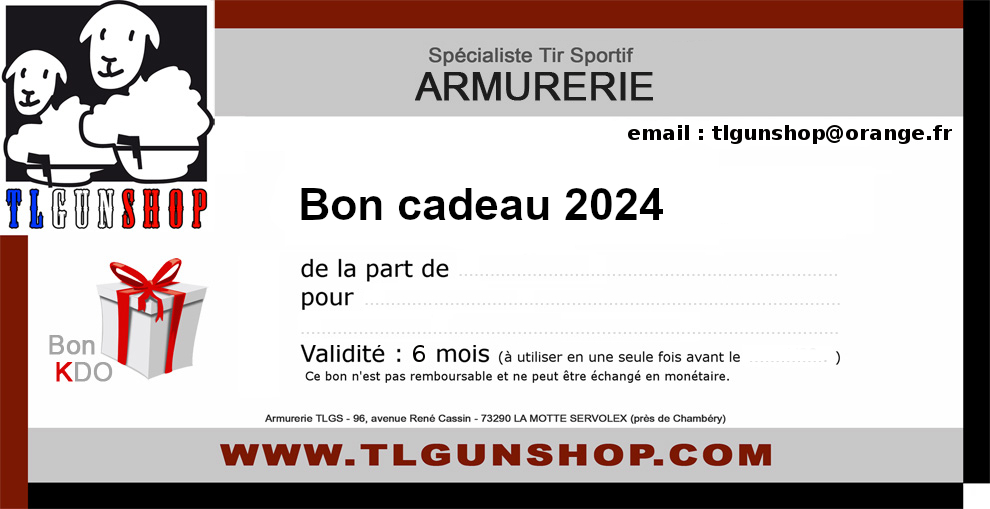 Bon Cadeau TLGS 2024 - Cliquez ici