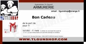     Bon Cadeau à offrir - TLGS 