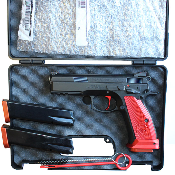 Pistolet CZ Shadow Standard Custom TLGS en mallette - Cliquer pour agrandir