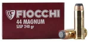 Munitions Fiocchi 44 Mag SJSP 