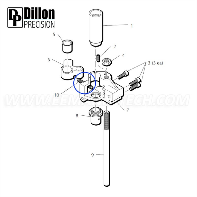 Ressort EEMANN TECH SPRING KIT 21146 pour Dillon XL 650 - XL 750 - Kit de 12 Ressorts