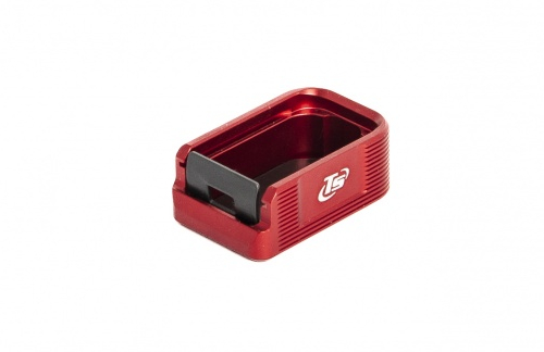 Talon de chargeur alu TONI SYSTEM PADEO Quick release +2 pour CZ Shadow 1 et 2 - Rouge