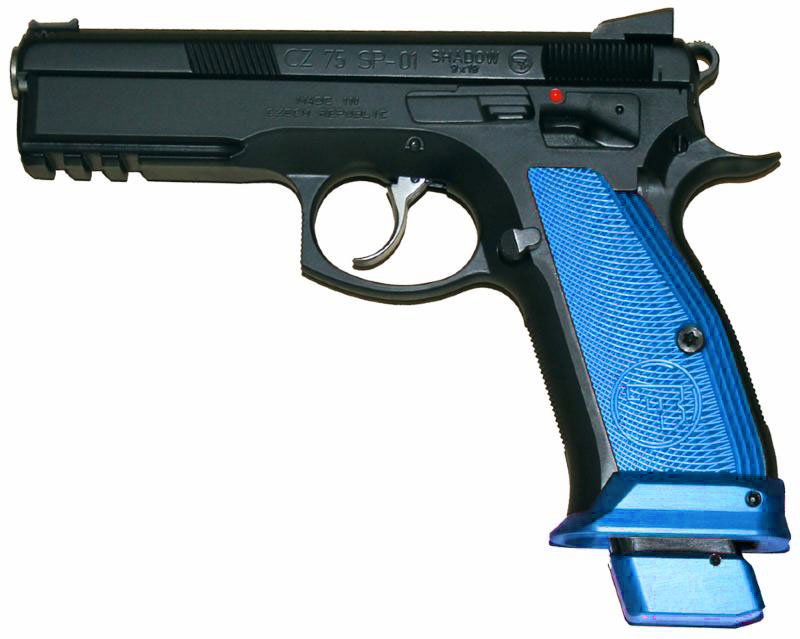Pistolet CZ 75 SP01 SHADOW MAMBA Bleu - Cliquer pour agrandir Pistolet CZ 75 SP01 SHADOW MAMBA Bleu - Cliquer pour agrandir