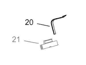 (20) Ressort de Verrou de démontage - Glock
