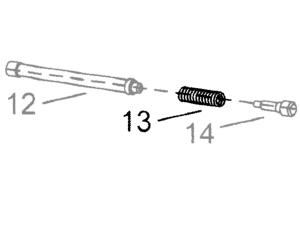 (13) Ressort de Palier de Charge de l'Extracteur pour Pistolets Glock