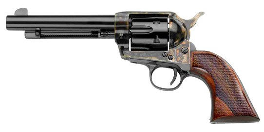 Revolver Pietta 1873 SA Jaspé, crosse quadrillée