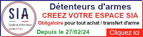 CREEZ VOTRE ESPACE SIA (pour les détenteurs d'armes) - Cliquer ici