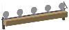 Banc TSV ou Fun Shoot bois ou métal - Metal Shooter (frais de port non inclus)