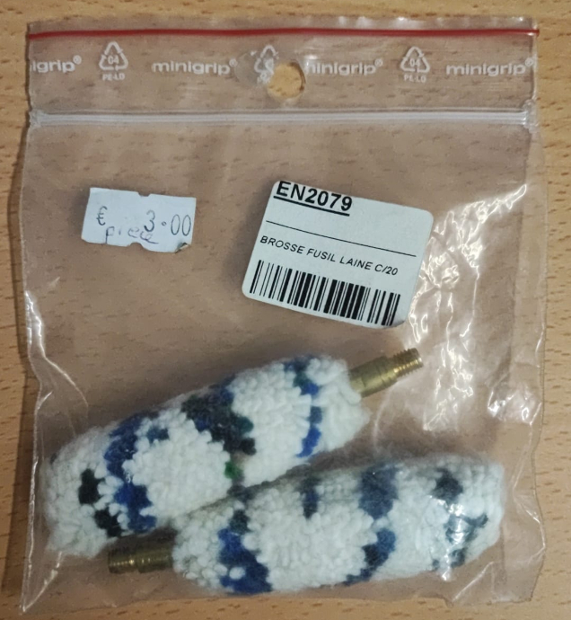 Ecouvillon brosse fusil en Laine EN2079